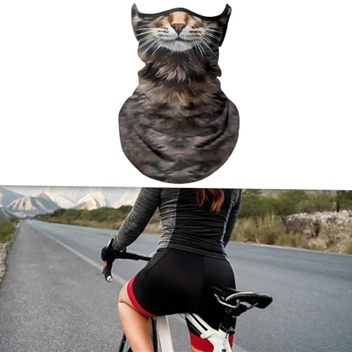 Pegciuho Bandana com Alça de Orelha, Máscara Facial, Macia, Leve, Portátil, Cachecol, Proteção Solar