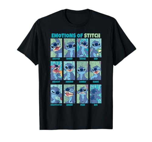 Panel Grid de Disney Lilo & Stitch: Las emociones de Stitch Camiseta