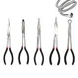 Vesidoloy Spitzzange | Schneidwerkzeug mit 25, 45 und 90 Grad Winkeln - 28 Cm Lange Spitzzange -...