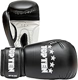 top ten serien prime 100% Kunstleder TopTen Boxhandschuhe „R2M 2016“ - 10 oz, schwarz-Weiss