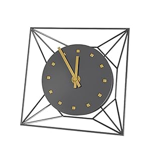 Zhzxbdgq ZH2270 Zegar Kominkowy Geometryczny