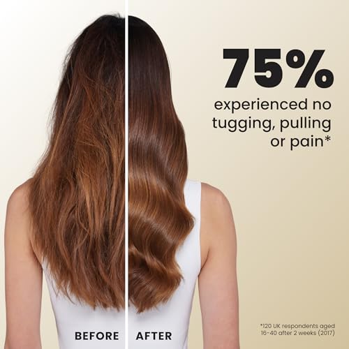 Image of Tangle Teezer Ultimate Detangler Brush, Straight to Wavy, Cappuccino | Patented two-tier, regular-flex teeth reduce breakage & split ends on wet or dry hair; Shower-friendly hairbrush for all ages