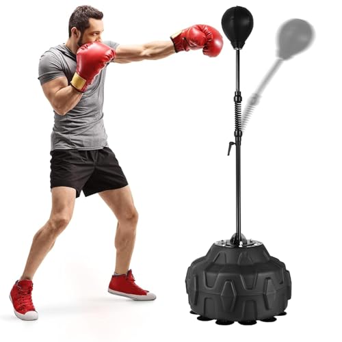 Cobras Reflex Bag Boxing Speed Bag with Stand 56-72in