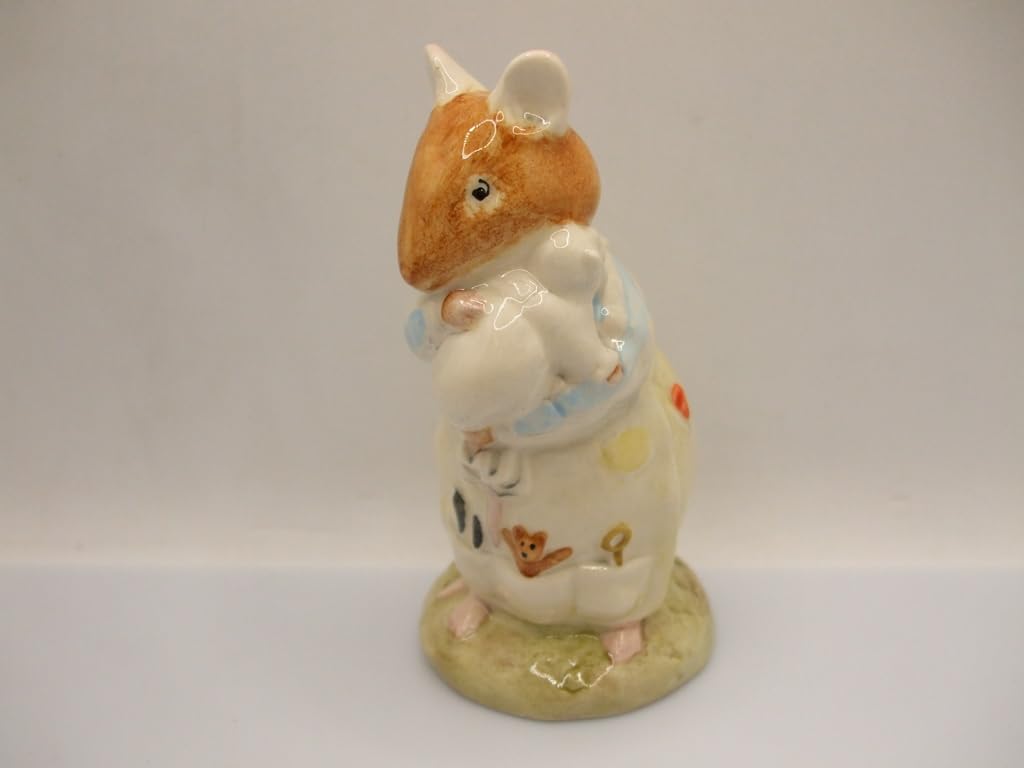 Royal Doulton Multicolor Brambly Hedge Dusty And Baby Dbh 26 Collectible Figurine Made In England
