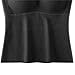 Womens Tank Tops with Built in Bras Summer V Neck Sleeveless Shirts Ribbed Fitted Basic Casual Tops Everyday Bras Black-XL