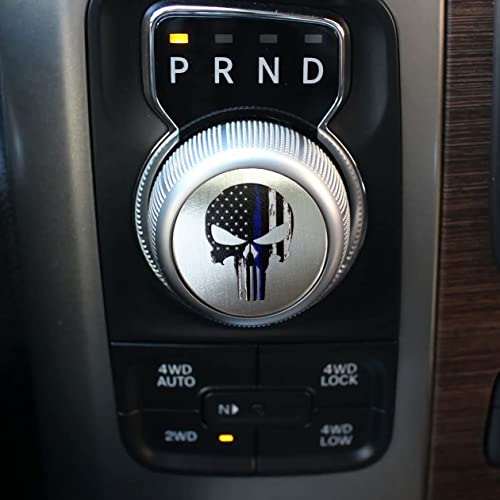 HANNHAI Gear Shift Switch Knob Cover Aluminium Dial Shifter Trim