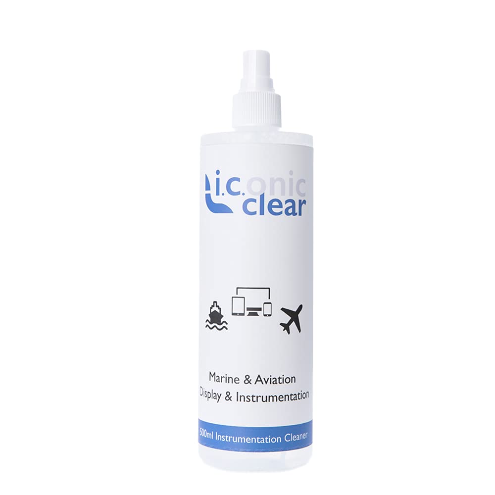 Iconic Clear Electronics Instrumentation Marine Aviation Display Cleaner 16oz Spray