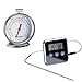 Produktbild Westmark Braten-Set, 2tlg, 1 digitales Bratenthermometer (mit Alarmfunktion) + 1 Ofenthermometer, Rostfreier Edelstahl/Kunststoff, Silber/Schwarz/Weiß/Rot, 129122E6