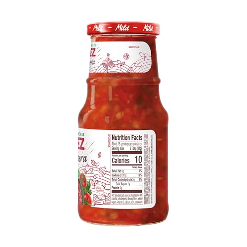 Image of HERDEZ Salsa Casera, Mild, 16 oz Jar - Classic Homestyle Mexican Salsa for Everyday Use (Pack of 2)