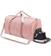 TINNIVI Sports Gym Bag Large Travel Duffel Bag Waterproof Weekender Overnight Tote Carry On Bag w...