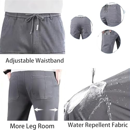 MenComfy Cargo Pants Stretch, Multipants - High Stretchs Multi-Pocket Durable Cargo Pants, Silm Fit Stretch Pant for Men3
