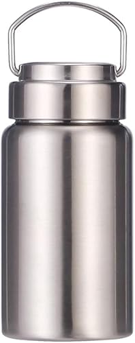 Miniatura 1 de Botella de agua de 1520304151 onzas  Botella de agua de metal de 188  Botella de agua de acero inoxidable de una sola pared no aislada  Botella de