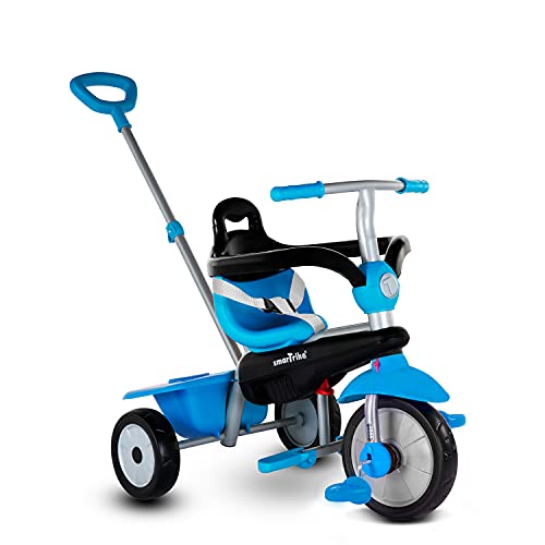 smarTrike Breeze Toddler Tricycle for 1,2,3 Year Olds - 3 in 1 Multi-Stage Trike, Blue