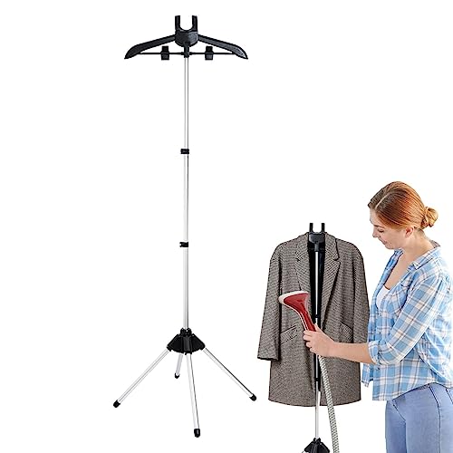 Handheld Garment Steamer Rack | Standing Fabric Steamer Coat Hanger,Folding Garment Clothes,Drying Rack,Handheld Hanging Ironing Machine Hanger,Fabric Steamer Ironing Steamer Bracket