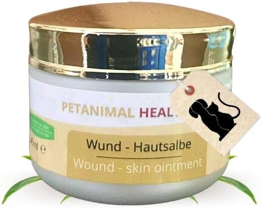 Peticare Tratamiento de heridas para Perros, Caballos y Gatos - pomada para heridas con picor severo, heridas por mordedura, abrasiones - petAnimal Health 2107