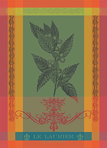 Garnier Thiebaut Brin De Laurier Fiesta Kitchen Towel, 22 x30 , Multiple