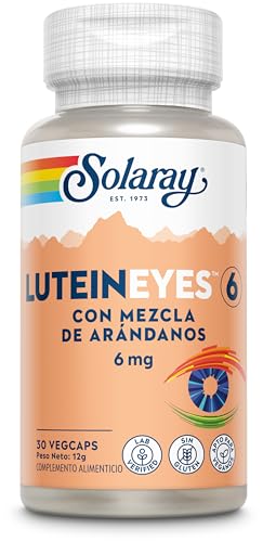 Solaray Lutein Eyes 6mg | Luteína | 30 VegCaps