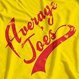 Postees Average Joe's Gym Dodgeball T-Shirt (XXL) Yellow - Image 2