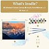 VETEB Paint by Numbers Kit for Adults Beginner Wasatch Mountains Utah Mount Nebo DIY Painting by Numbers on Canvas Acrylic Oil Painting for Home Wall Decor Gifts 16"x20" #1
