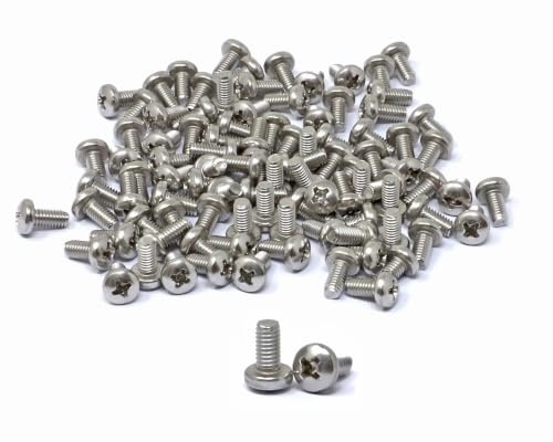 iexcell 100 vis M4 x 8mm acier inoxydable 304