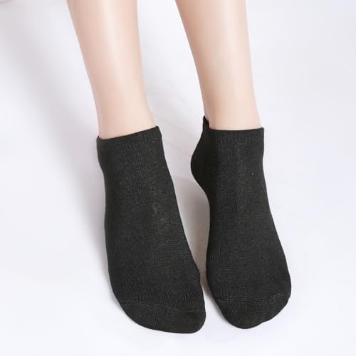 Image of Ankle Socks for Women Non Slip Slim-fit Non Slip Moisture Wicking Short Classic Low Cut Casual Socks(10P-Burgundy)