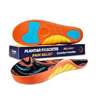 Footmaster Orthopädische Einlegesohlen für Plantarfasziitis – Fußgewölbestütze für Plattfüße – Linderung von Fußschmerzen – Fersensporn Einlagen für Damen und Herren