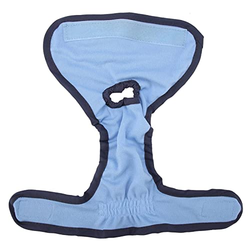 Image of TOPINCN Dog Physiological Pants, Female Pet Sanitary Diaper, Polyester, Washable, Elastic Waistband, for Small Medium Large Dogs, Blue, Size M