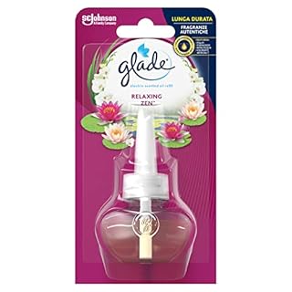 Glade Diffuseur d'huiles essentielles électrique, recharge, parfum relaxant zen, 1 recharge 20 ml