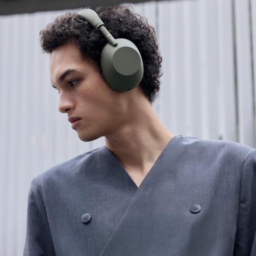 Image of Sony WH-1000XM6 The Best Wireless Noise Canceling Headphones, HD NC Processor QN3, 12 Microphones, Adaptive NC Optimizer, Mastered by Engineers, Studio-Quality- Olive Gray