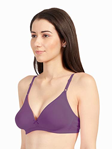 Image of SONARI Omania Womens Non-Padded Cotton Polyester Bras - Solid, Non-Wired, Medium Coverage, Hand Washable (Pack of 2)