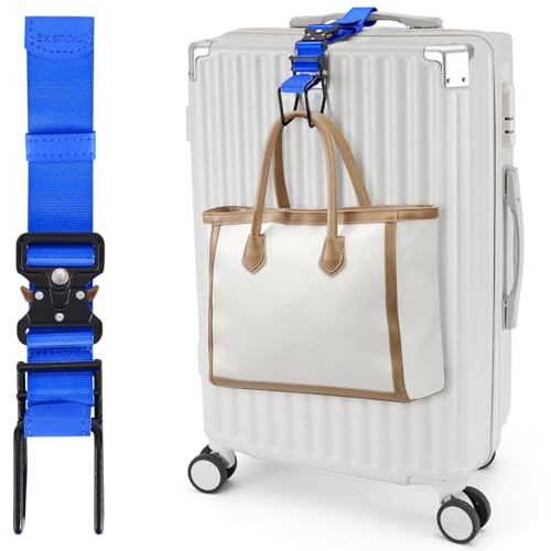 Exshoiu Luggage Hook Strap, J Hook for Luggage Strap Flight