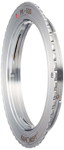 K&F Concept レンズマウントアダプター KF-PKEF (ペンタックスKマウントレンズ → キャノンEFマウント変換)※フルサイズ使用不可