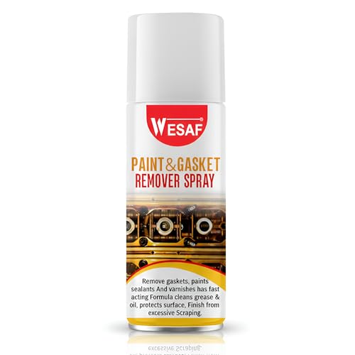 Image of Wesaf Paint Remover Spray for Metal 400g | Paint Stripper and Gasket Remover Spray for All Types of Paints, Varnishes, Coatings | Quick and Effective on Metals - Grade 6661