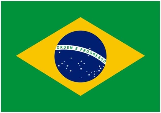 CalcomanĂas de vinilo con bandera nacional de Brasil para botella de agua, laptop, monopatĂn, telĂ©fono, taza, etc. Resistente al agua 4 x 3 CalcomanĂas de vinilo con bandera nacional de Brasil para botella de agua, laptop, monopatĂn, telĂ©fono, taza, etc. Resistente al agua 4 x 3