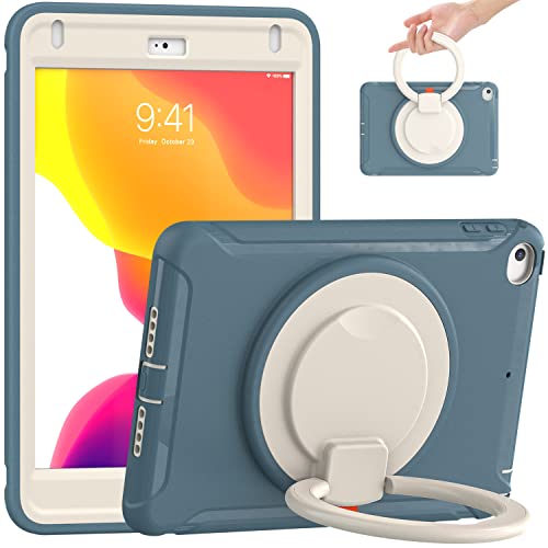 Housse iPad Mini 5 / 4 rotative 360 degrés bleu avec support stable