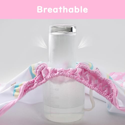 Image of Littleforbig Washable Adjustable Reusable Waterproof Cloth Adult Diaper Wrap Cover - Baby Cuties M