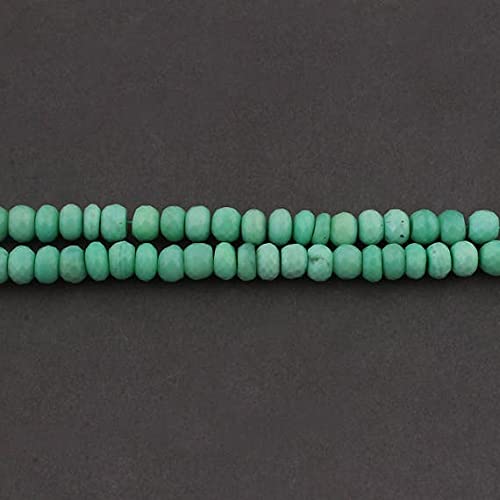 Rondelles en calcédoine verte naturelle 7mm LKBEADS pour création bijoux