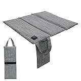 Tragbares Beheiztes Sitzkissen,44x40cm Faltbares USB-Heizsitzkissen,Heizkissen Kabellos,Einstellbare Temperatur Tribünenkissen für Stadioncamping im Freien(Enthält Keine Powerbank)