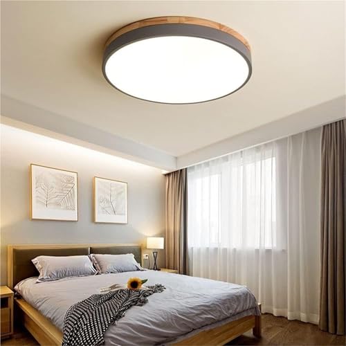 Plafonnier encastré minimaliste gris 50 cm à intensité variable pour salon