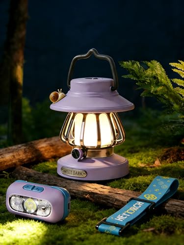 Set de Lámparas para Camping Infantil con Luz Recargable y Sensor miniatura 1