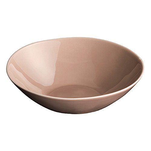 KINTO 34929 ATELIER TETE Deep Plate, 7.3 inches (185 mm), Pink Beige