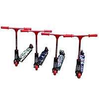 NUDVMUCH 4 Stück Finger Scooter, Scooter für die Finger, Mini Roller Spielzeug, Fingerspitzen Bewegung Spielzeug Fingerspielzeug Partygeschenke für Kinder