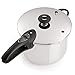Presto 50 01365 6-Quart Stainless Steel Pressure Cooker, Deluxe, 6 qt, Metallic