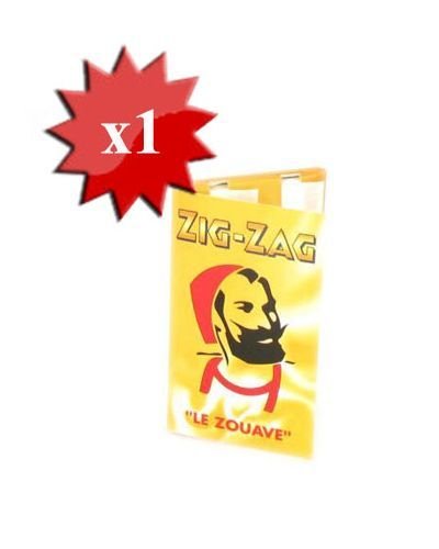papier à rouler zig zag jaune x 1