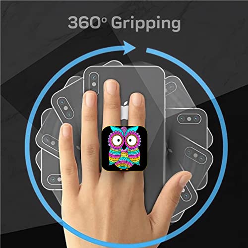 Image of Printed Mobile Finger Grip Holder Works as a Stand, Hand Gripper, Great Product for Selfie & Works as iPhone & Android Phone Stand -Design 248