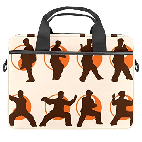 Sac ordinateur 13 à 14 pouces Tai Chi housse portable bandoulière