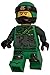 Produktbild LEGO Lloyd Ninjago 9009198 Kinderwecker Kunststoff 24cm, Schwarz/Grün, 24 cm
