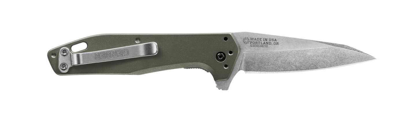 Gerber Taschenklappmesser, Klingenlänge: 7,62 cm, Fastball Finger Flip Knife, Edelstahl