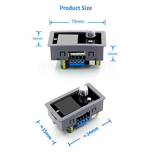 Yuventoo DC DC Buck Converter CC CV Módulo de potência 0.6-30 V 5A Fonte de alimentação regulada aju
