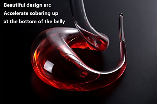 Crystal Snake vormige decanter Europese stijl huishoudelijke wijndispenser wijn pourer - Afbeelding 5